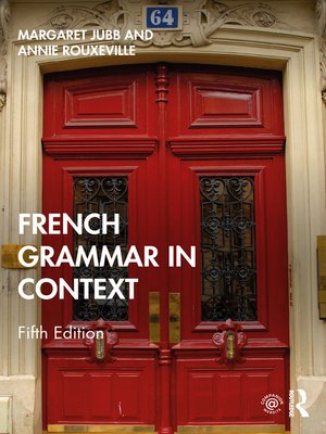cover image of French Grammar in Context